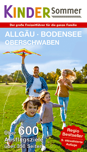 Kinder Sommer Reiseführer für Allgäu Bodensee Oberschwaben