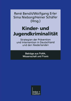 Kinder- und Jugendkriminalität von Erler,  Wolfgang, Nieborg,  Sima, Schaefer,  Heiner