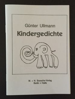 Kindergedichte von Ullmann,  Günter