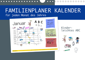 Kinderleichtes ABC – Familienplaner Kalender (Wandkalender 2020 DIN A4 quer) von DMR/steckandose.com