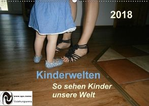 Kinderwelten – So sehen Kinder unsere Welt (Wandkalender 2018 DIN A2 quer) von Querida