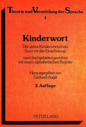 Kinderwort von Augst,  Gerhard