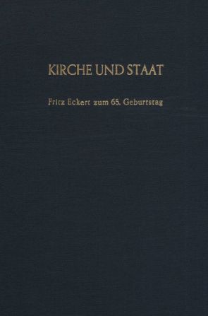 Kirche und Staat. von Schambeck,  Herbert