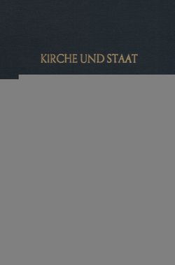 Kirche und Staat. von Schambeck,  Herbert
