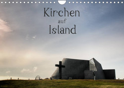 Kirchen auf Island (Wandkalender 2023 DIN A4 quer) von Gerken,  Klaus