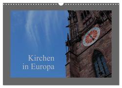 Kirchen in Europa (Wandkalender 2024 DIN A3 quer), CALVENDO Monatskalender von Falk,  Dietmar