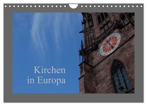 Kirchen in Europa (Wandkalender 2024 DIN A4 quer), CALVENDO Monatskalender von Falk,  Dietmar