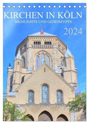 Kirchen in Köln – Highlights und Geheimtipps (Tischkalender 2024 DIN A5 hoch), CALVENDO Monatskalender von Stock,  pixs:sell@Adobe