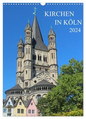 Kirchen in Köln (Wandkalender 2024 DIN A3 hoch), CALVENDO Monatskalender von Stock,  pixs:sell@Adobe