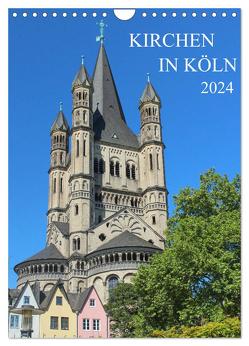 Kirchen in Köln (Wandkalender 2024 DIN A4 hoch), CALVENDO Monatskalender von Stock,  pixs:sell@Adobe