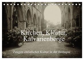 Kirchen, Klöster, Kalvarienberge (Tischkalender 2024 DIN A5 quer), CALVENDO Monatskalender von Nitzold-Briele,  Gudrun