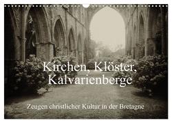 Kirchen, Klöster, Kalvarienberge (Wandkalender 2024 DIN A3 quer), CALVENDO Monatskalender von Nitzold-Briele,  Gudrun