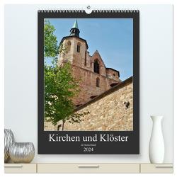 Kirchen und Klöster in Deutschland (hochwertiger Premium Wandkalender 2024 DIN A2 hoch), Kunstdruck in Hochglanz von Janke,  Andrea