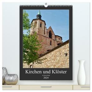Kirchen und Klöster in Deutschland (hochwertiger Premium Wandkalender 2024 DIN A2 hoch), Kunstdruck in Hochglanz von Janke,  Andrea