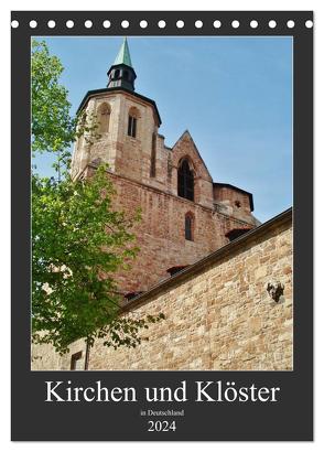 Kirchen und Klöster in Deutschland (Tischkalender 2024 DIN A5 hoch), CALVENDO Monatskalender von Janke,  Andrea
