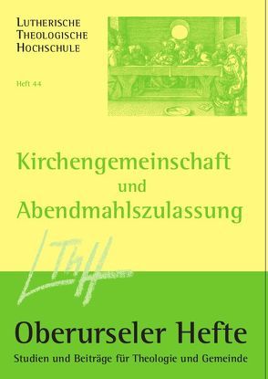 Kirchengemeinschaft und Abendmahlszulassung von Klän,  Werner