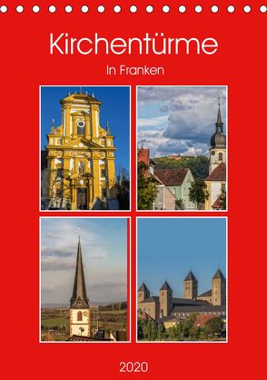 Kirchentürme in Franken (Tischkalender 2020 DIN A5 hoch) von Will,  Hans
