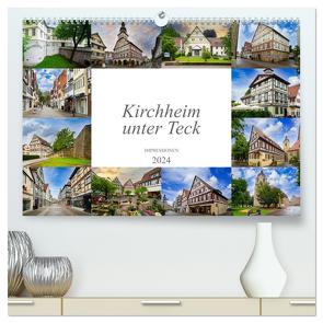 Kirchheim unter Teck Impressionen (hochwertiger Premium Wandkalender 2024 DIN A2 quer), Kunstdruck in Hochglanz von Meutzner,  Dirk