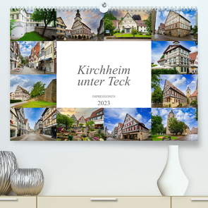 Kirchheim unter Teck Impressionen (Premium, hochwertiger DIN A2 Wandkalender 2023, Kunstdruck in Hochglanz) von Meutzner,  Dirk