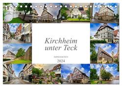 Kirchheim unter Teck Impressionen (Tischkalender 2024 DIN A5 quer), CALVENDO Monatskalender von Meutzner,  Dirk