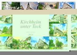 Kirchheim unter Teck Impressionen (Wandkalender 2024 DIN A2 quer), CALVENDO Monatskalender von Meutzner,  Dirk