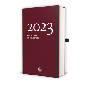 Kirchlicher Amtskalender 2023 – rot von Neijenhuis,  Jörg
