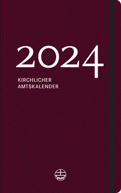 Kirchlicher Amtskalender 2024 – rot von Neijenhuis,  Jörg