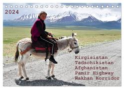 Kirgisistan Tadschikistan Afghanistan Pamir Highway Wakhan Korridor (Tischkalender 2024 DIN A5 quer), CALVENDO Monatskalender von Bergermann,  Manfred
