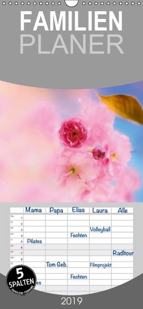 Kirschblütentraum – Familienplaner hoch (Wandkalender 2019 , 21 cm x 45 cm, hoch) von Herzog,  Uwe