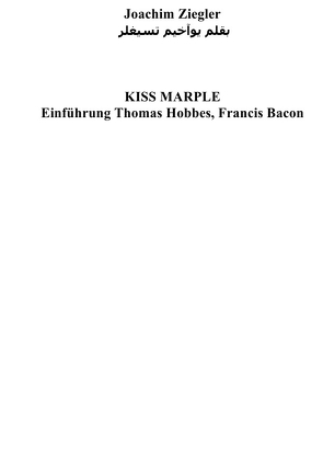 KISS MARPLE Einführung Thomas Hobbes, Francis Bacon von Ziegler,  Joachim