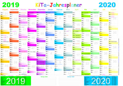KITA-Jahresplaner 2019/2020