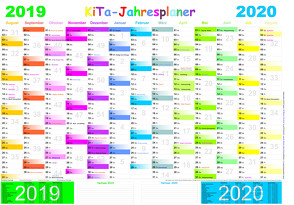 KITA-Jahresplaner-Set 2019/2020 von E&Z-Verlag GmbH