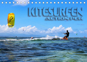 Kitesurfen – Action pur (Tischkalender 2023 DIN A5 quer) von Bleicher,  Renate