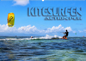 Kitesurfen – Action pur (Wandkalender 2023 DIN A2 quer) von Bleicher,  Renate