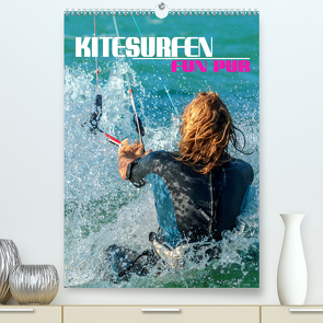 Kitesurfen – Fun pur (Premium, hochwertiger DIN A2 Wandkalender 2023, Kunstdruck in Hochglanz) von Utz,  Renate