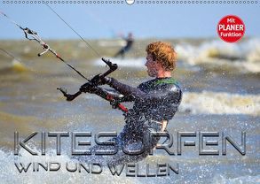 Kitesurfen – Wind und Wellen (Wandkalender 2019 DIN A2 quer) von Bleicher,  Renate