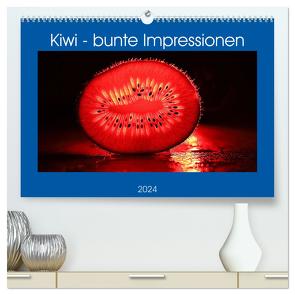 Kiwi – bunte Impressionen (hochwertiger Premium Wandkalender 2024 DIN A2 quer), Kunstdruck in Hochglanz von Geiger,  Günther