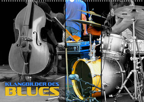 Klangbilder des Blues (Wandkalender 2022 DIN A2 quer) von Bleicher,  Renate