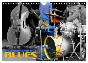 Klangbilder des Blues (Wandkalender 2024 DIN A4 quer), CALVENDO Monatskalender von Bleicher,  Renate