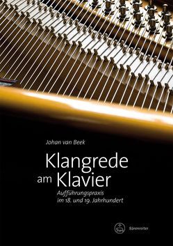 Klangrede am Klavier von Beek,  Johan van