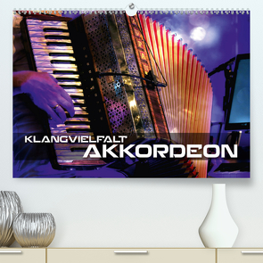 Klangvielfalt Akkordeon (Premium, hochwertiger DIN A2 Wandkalender 2021, Kunstdruck in Hochglanz) von Bleicher,  Renate