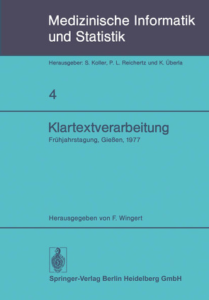 Klartextverarbeitung von Wingert,  F.