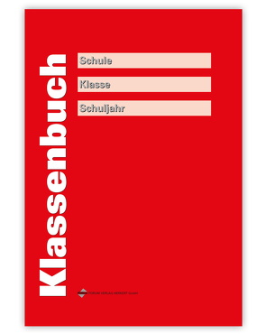 Klassenbuch, rot