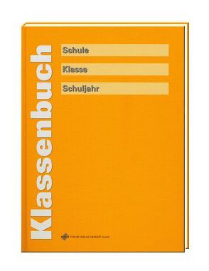 Klassenbuch sonnengelb