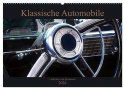 Klassische Automobile – Lenkräder und Armaturen (Wandkalender 2024 DIN A2 quer), CALVENDO Monatskalender von Gube,  Beate