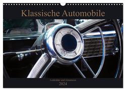 Klassische Automobile – Lenkräder und Armaturen (Wandkalender 2024 DIN A3 quer), CALVENDO Monatskalender von Gube,  Beate