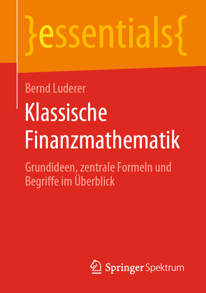 Klassische Finanzmathematik von Luderer,  Bernd