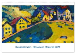 Klassische Moderne 2024 – Mit Kunst durchs Jahr (Wandkalender 2024 DIN A2 quer), CALVENDO Monatskalender von Artothek,  Artothek