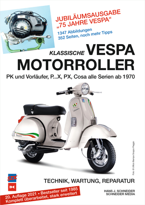 Klassische Vespa Motorroller von Schneider,  Hans J.