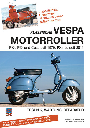 Klassische Vespa Motorroller von Schneider,  Hans J.
